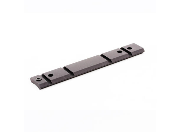 Warne Aluminium Base Sort/Matte Warne Skinne For Weaver/Picatinny Matte 